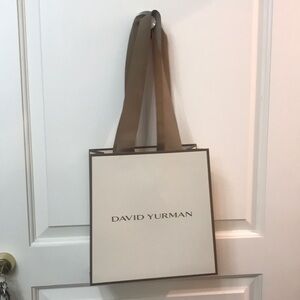 Authentic David Yurman shopping bag